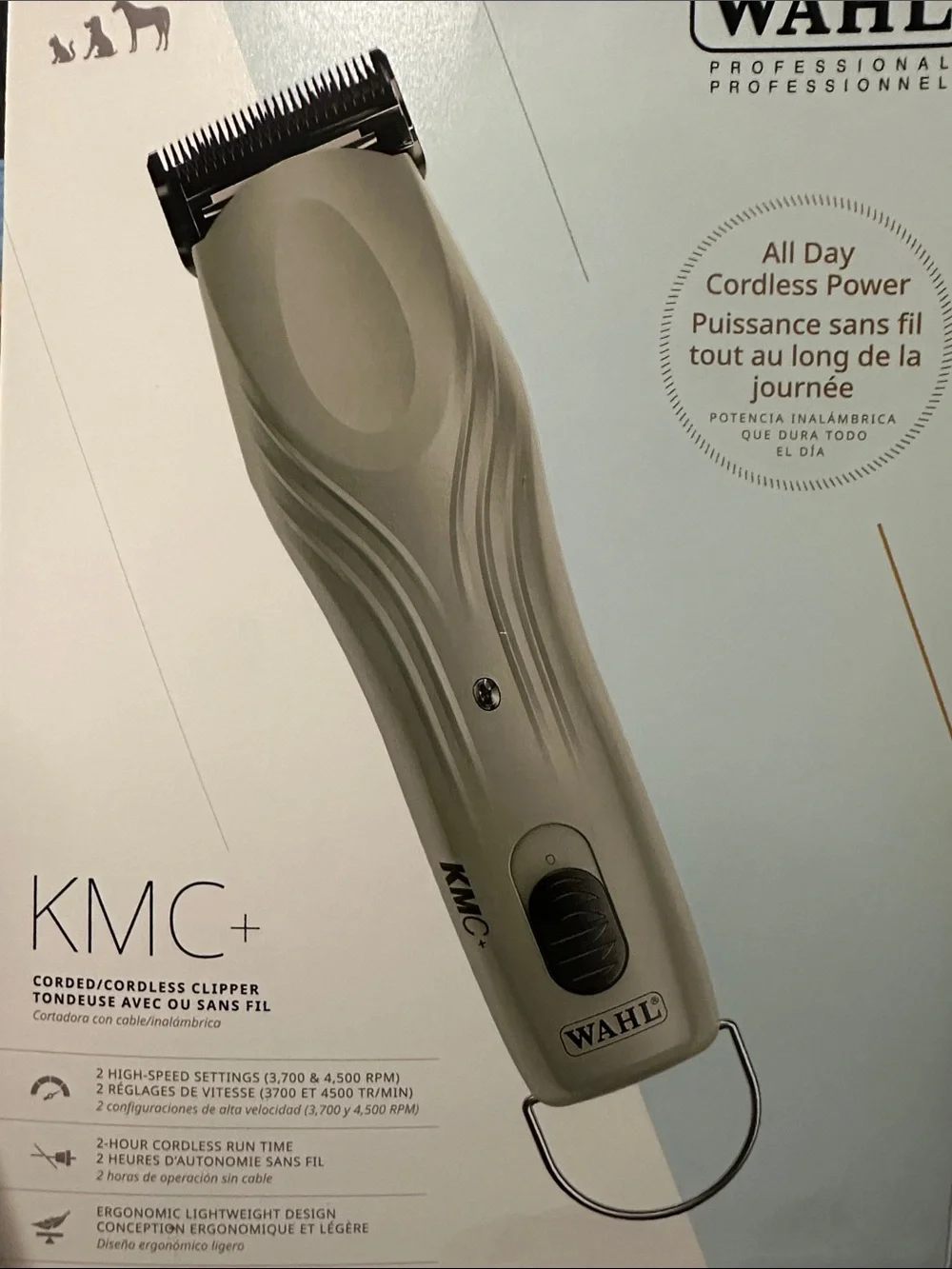 Wahl Professionnel Clipper in Light Sage Green and Silver